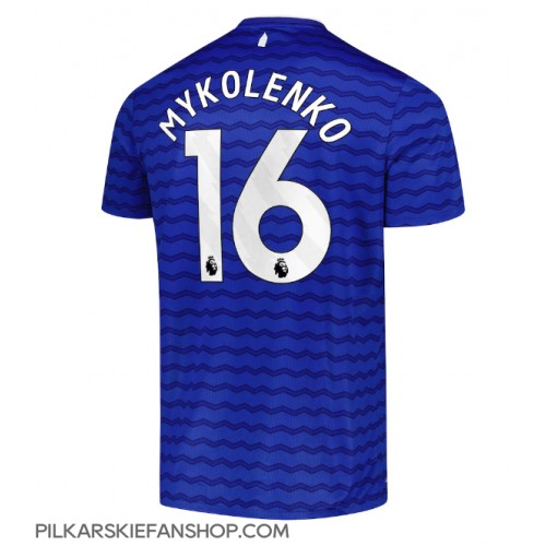 Koszulka piłkarska Everton Vitaliy Mykolenko #16 Strój Domowy 2025-26 tanio Krótki Rękaw Koszulka piłkarska Everton Vitaliy Mykolenko #16 Strój Domowy 2025-26 tanio Krótki Rękaw